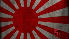 Rising sun flag World