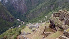River ruins The ) With machu picchu urubamba