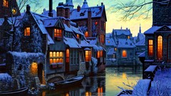 Rivers cityscapes artwork