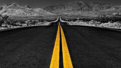 road selective coloring landscape asphalt