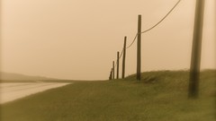 Roads fences depth of field