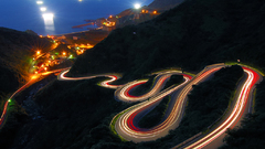 Roads long exposure