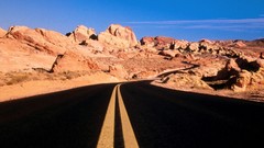 Roads nevada deserts
