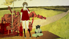 Roads red dress artwork