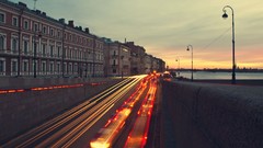 Roads Russia buildings cities cityscapes saint petersburg