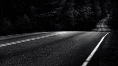 Roads streets grayscale