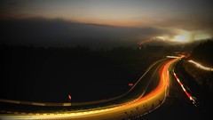 Roads streets long exposure