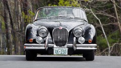 Roadster jaguar front convertible classic cars cabrio black 