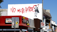 Robin graffiti banksy