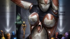 robot animation fashion shows science fiction artwork