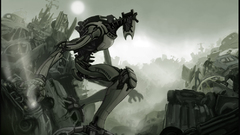 Robot cemetery wrecks