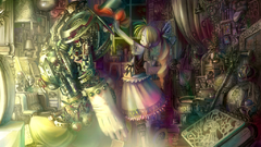 Robot girl fantasy artwork