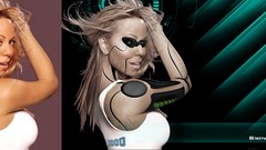 Robot mariah carey Photo manipulation