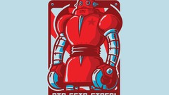 Robot propaganda artwork