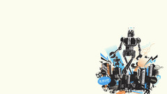 Robot Simple Background