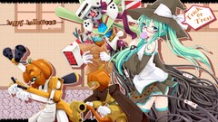 Robot vocaloid hatsune miku