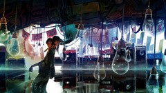 Robots Anime science fiction cyborgs artwork