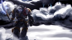 Robots armor cartoons Warriors science fiction