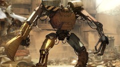 Robots artwork futuristic post-apocalyptic Andree Wallin