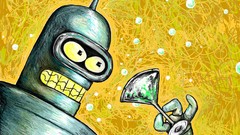 Robots Bender Futurama artwork