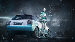 Robots cars vehicles futuristic eset