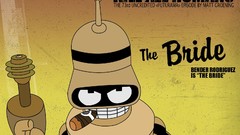 Robots cartoons Bender Futurama funny cigars