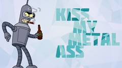 Robots cartoons Bender Futurama TV series