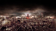 Robots cities artwork futuristic