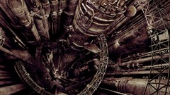 Robots cities artwork futuristic