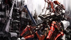 Robots claws cityscapes engineers artwork artistic mecha 