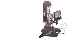 Robots cyborgs tie skirts