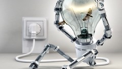 Robots digital art light