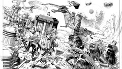 Robots Doctor Who Star Trek daleks spock James T. Kirk 