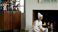 Robots fashion white dress fashion model fireplaces fashion 