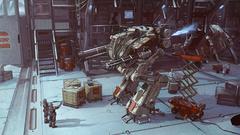 Robots futuristic mecha artwork