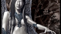 Robots Gothic robot girl