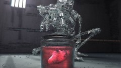 Robots Hearts 3d cgi