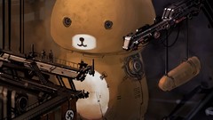 Robots machinery teddy bears digital art Nazi