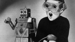 Robots monochrome children