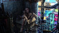 Robots paintings cityscapes artwork