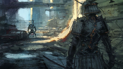 Robots samurai science fiction