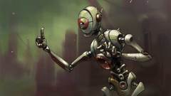 Robots science fiction artwork