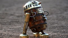 Robots steampunk star wars little handmade r2d2