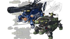 Robots zoids white background
