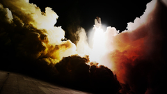 Rocket just finished quickie