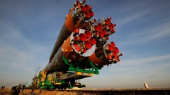 Rocket Ukraine baikonur wide-angle