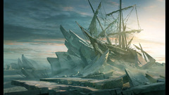 Rocks fantasy art shipwrecks