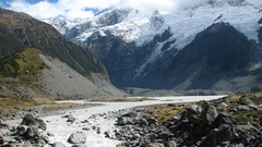 Rocks hills river nature