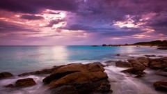 Rocks Sea ocean Landscapes