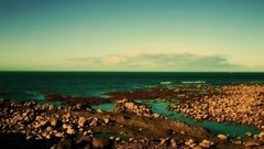 Rocks shore skyscapes